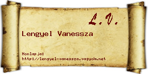 Lengyel Vanessza névjegykártya